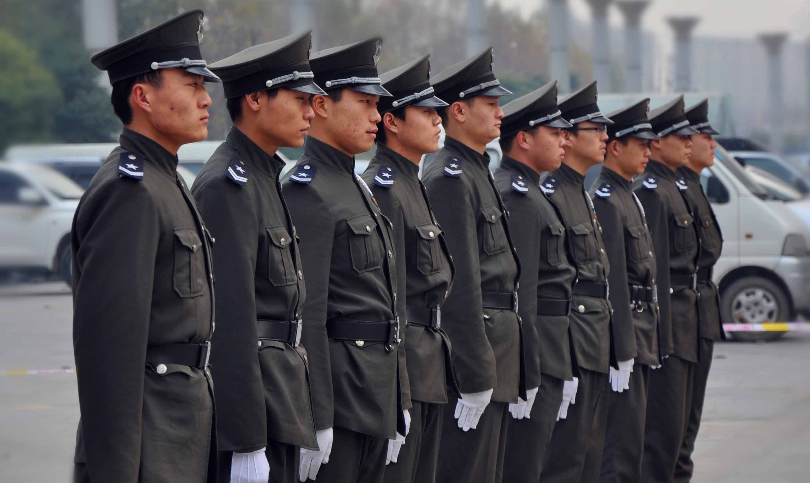 北京警方圆满完成十一天安门广场升国旗仪式安保工作
